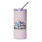 Elephant Baby Shower Tumbler, So Little So Loved Cup, New Baby Gift, Baby Elephant Gift Idea, Newborn Keepsake Tumblers, Gift For Mom - Tawshia